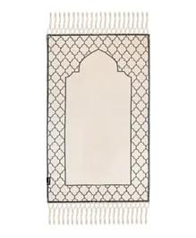 Khamsa Comfort Muslim Rug Prayer Mat with Added Foam Pad For Children Ramadi - Grey