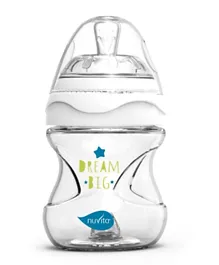 Nuvita Mimic Collection Feeding Bottle with Innovative Teat And Anti-colic System White - 150ml