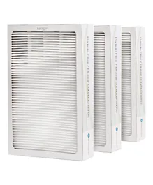 Blueair HEPASilent Particle Filter For Classic 500/600 Series Air Purifiers F500600PA Pack of 3 - White