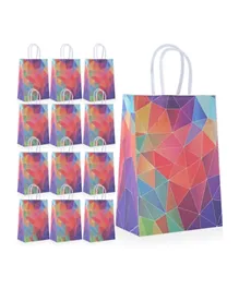Essen Gift Bags Multicolor - 12 Pieces