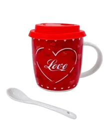 Party Magic Valentine Mug with Lid - Assorted