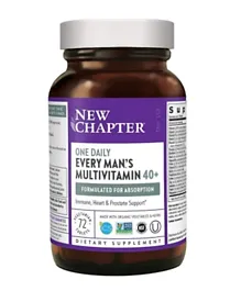 New Chapter Every Man's Multivitamin 40+ - 72 Tablets