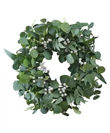 Ginger Ray Wreath Eucalyptus And White Berries