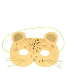 Meri Meri Leopard Mask Card - Yellow