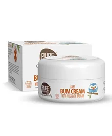 Pure Beginnings Organic Vegan Baby Bum Cream with Organic Baobab - 125mL