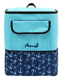 Anemoss Sailboat Insulated Lunch Bag - Blue
