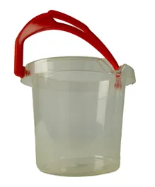 Dantoy Transparent Bucket - Red