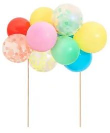 Meri Meri Rainbow Balloon Cake Topper Kit - Pack of 11