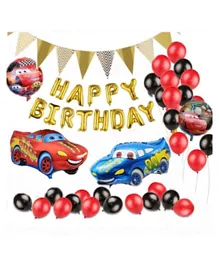 Highland McQueen Car Birthday Decoration Set
