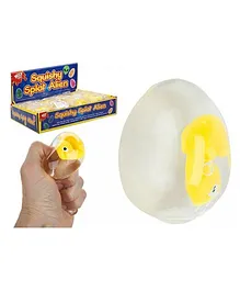 PMS Trick Squishy Splat Alien In Egg Ball - Yellow