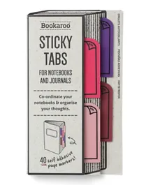 IF Bookaroo Sticky Tabs Pink - 40 Pieces