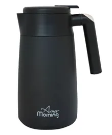 Any Morning Stainless Steel Thermos Black - 1L