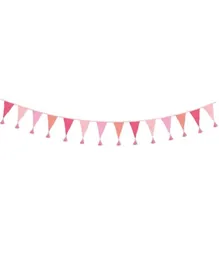 Talking Tables We Heart Birthdays Pink Fabric Bunting - Pink