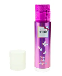 Lukky Hair Chalk With Glitter Raspberry Flavour Pink - 10g