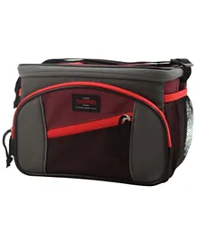Thermos Highland 6 Can Cooler Lunch Bag With LDPE Liner - Red