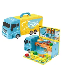 Bowa 2 in 1 Kitchen Truck  car with light and sound - Multicolor
