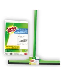 3M Scotch-Brite Squeege with stick + Floor Cleaning Cloth