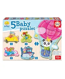 Educa Driving Animals Baby Puzzle - 5 Pieces