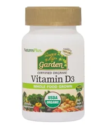 NATURES PLUS Source of Life Garden Vitamin D3 Capsules - 60 Pieces