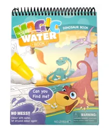 Dinosaur World Magic Water Book With Marker - Z183-4B