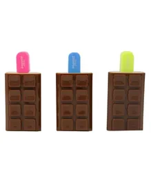 Smily Kiddos Chocolate Scented Highlighter - 3 Pieces
