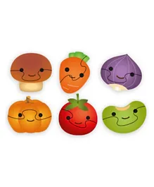 Little Story 6 in 1 Educational & Fun Vegetables Matching Puzzle - 6 Pieces