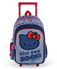 Sanrio Hello Kitty Girls You Rock Trolley Backpack - 16 Inches
