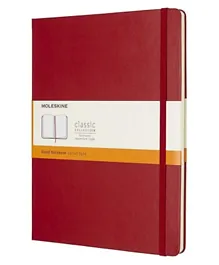 MOLESKINE Classic Ruled Paper Notebook - Scarlet Red