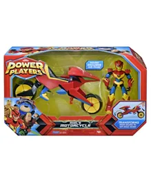 Power Players Vehicle With Figure Axel with Cycle - Multicolour