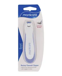 Manicare Rotary Toe Nail Clipper 97300 - White and Blue