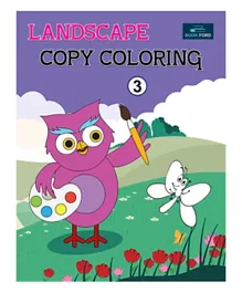 Landscape Copy Coloring 3 - English