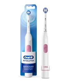 Oral-B Revolution Battery Toothbrush - White