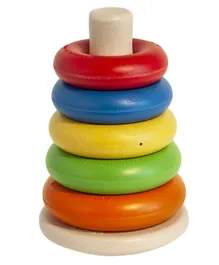 Anbac Antibacterial Stacking Ring Pyramid Set Multicolor - 7 Pieces