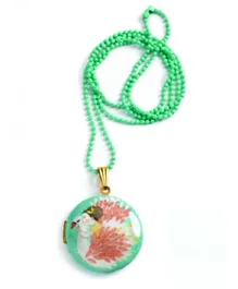 Djeco Swan Locket Necklace - Multicolour