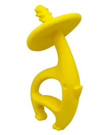 Mombella Dancing Elephant Teether Toy - Yellow
