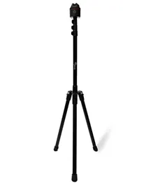 Pivo Tripod 5'3 Extendable Aluminum Camera Stand Universal 1/4 Thread - Black
