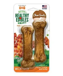 Nylabone Healthy Edible Bacon with Vitamins - Twin Pack