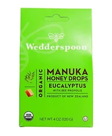 Wedderspoon Org Manuka Honey Drop Eucalyptus 02036 - 120g