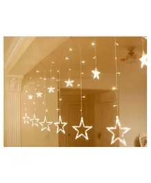 SALZ Stars Ramdan Curtain Lights - Warm White