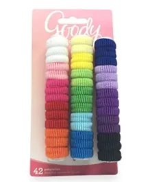 Goody Ouchless Tiny Terry Ponytails - Pack of 42