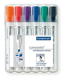 Staedtler White Board Markers - 6 Colours