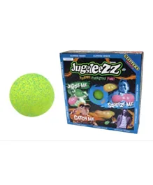 Juggleezz Glitters Colours Series Flexible Ball - Green