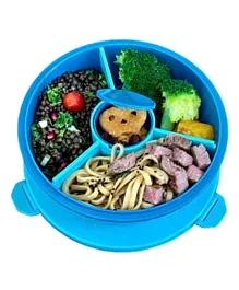 Yumbox Poke Bowl With 3 Part Divider - Lagoon Blue