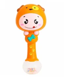 Hola Baby Toy Dog Rattle with Music Pack of 1 - Assorted Colors