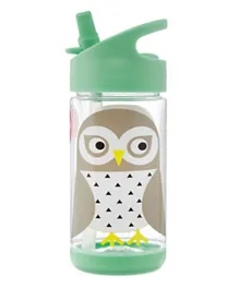 3 Sprouts Water Bottle Owl - 355mL