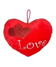 Party Magic Valentine Heart Love Cushion - Red