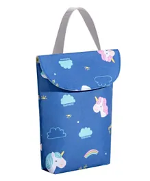Sunveno Diaper Organiser Wet & Dry Bag Unicorn - Blue