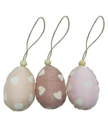 Party Magic Easter Printed Eggs Hanging Decoration - Pack of 3