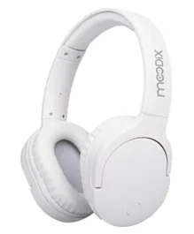 Moodix ANC Bluetooth Over-Ear Headphones  - White