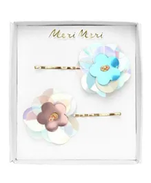 Meri Meri Sequin Flower Hair Slides - Pack of 2